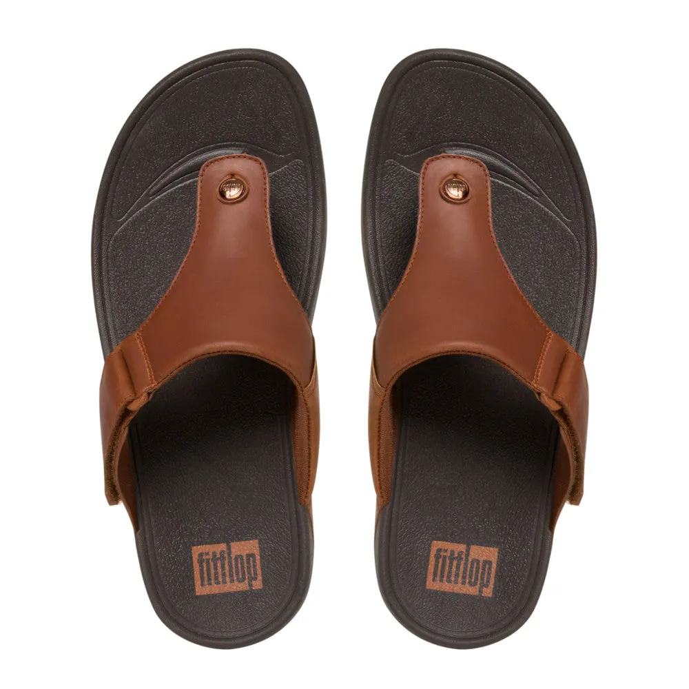 FitFlop TRAKK II Mens Leather Flip-Flops