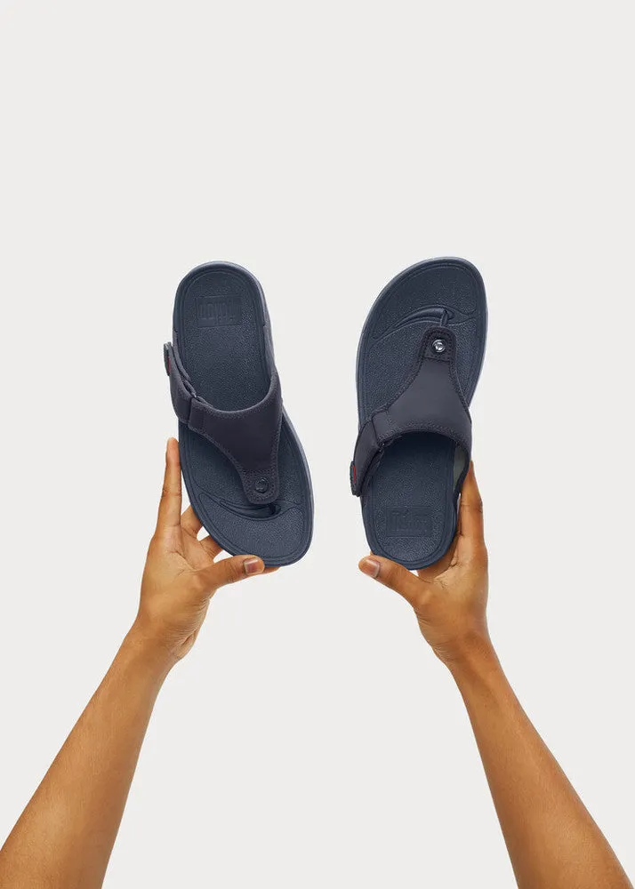 FitFlop TRAKK II Mens Leather Flip-Flops