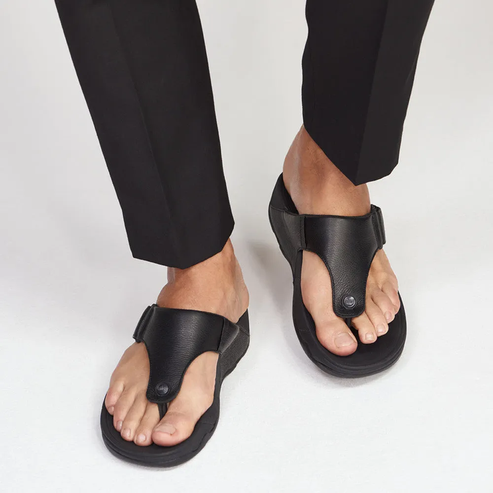 FitFlop TRAKK II Mens Leather Flip-Flops