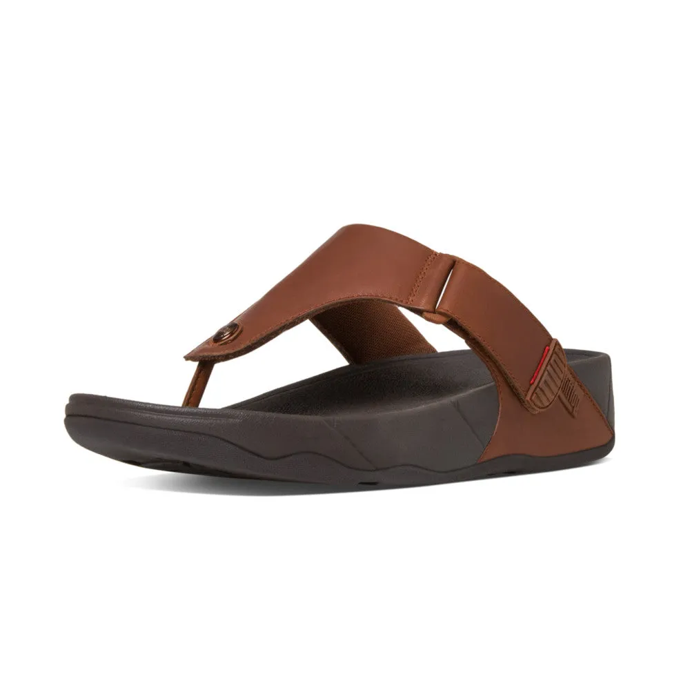 FitFlop TRAKK II Mens Leather Flip-Flops