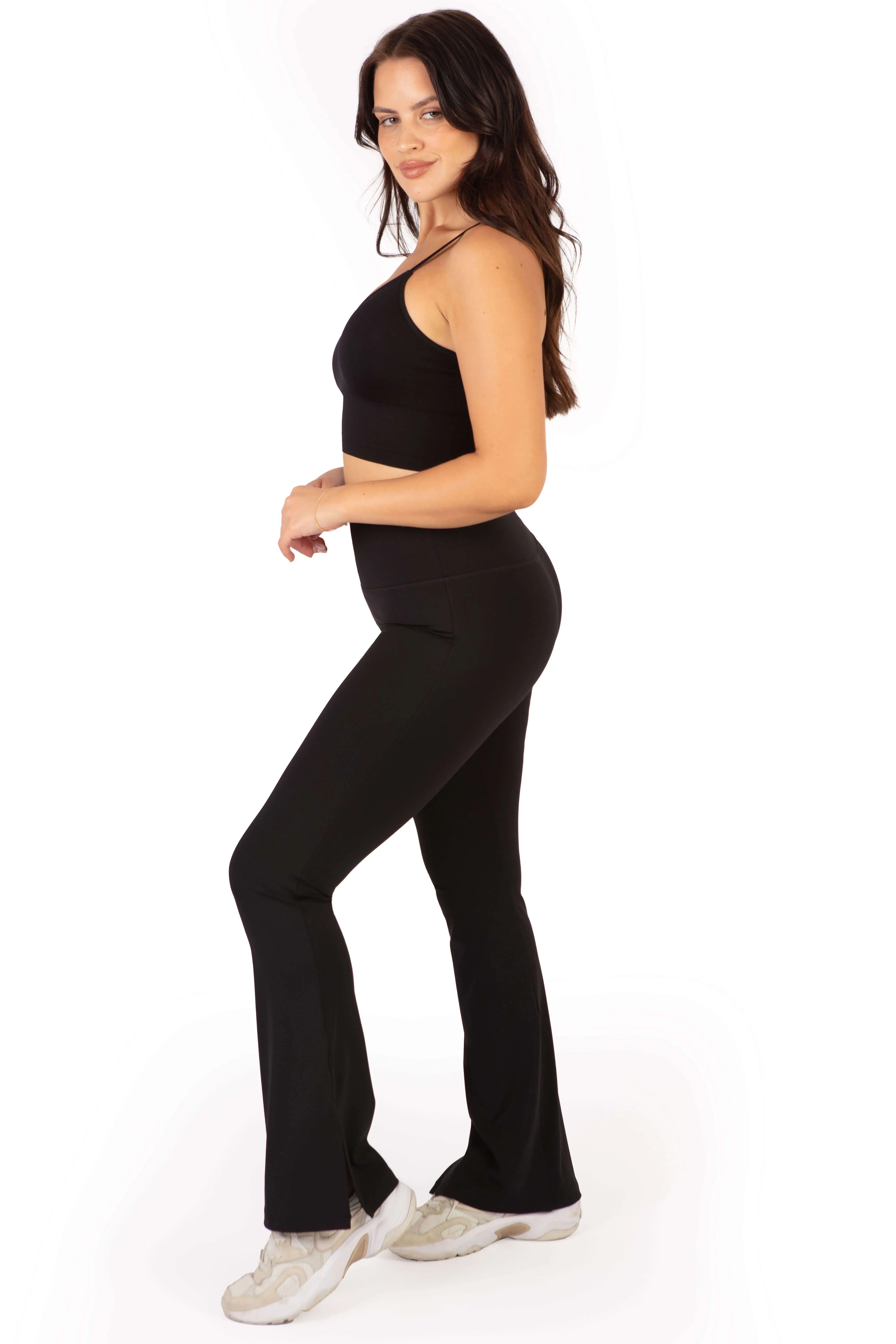Flare Pants | High Waisted & Pet Hair Resistant