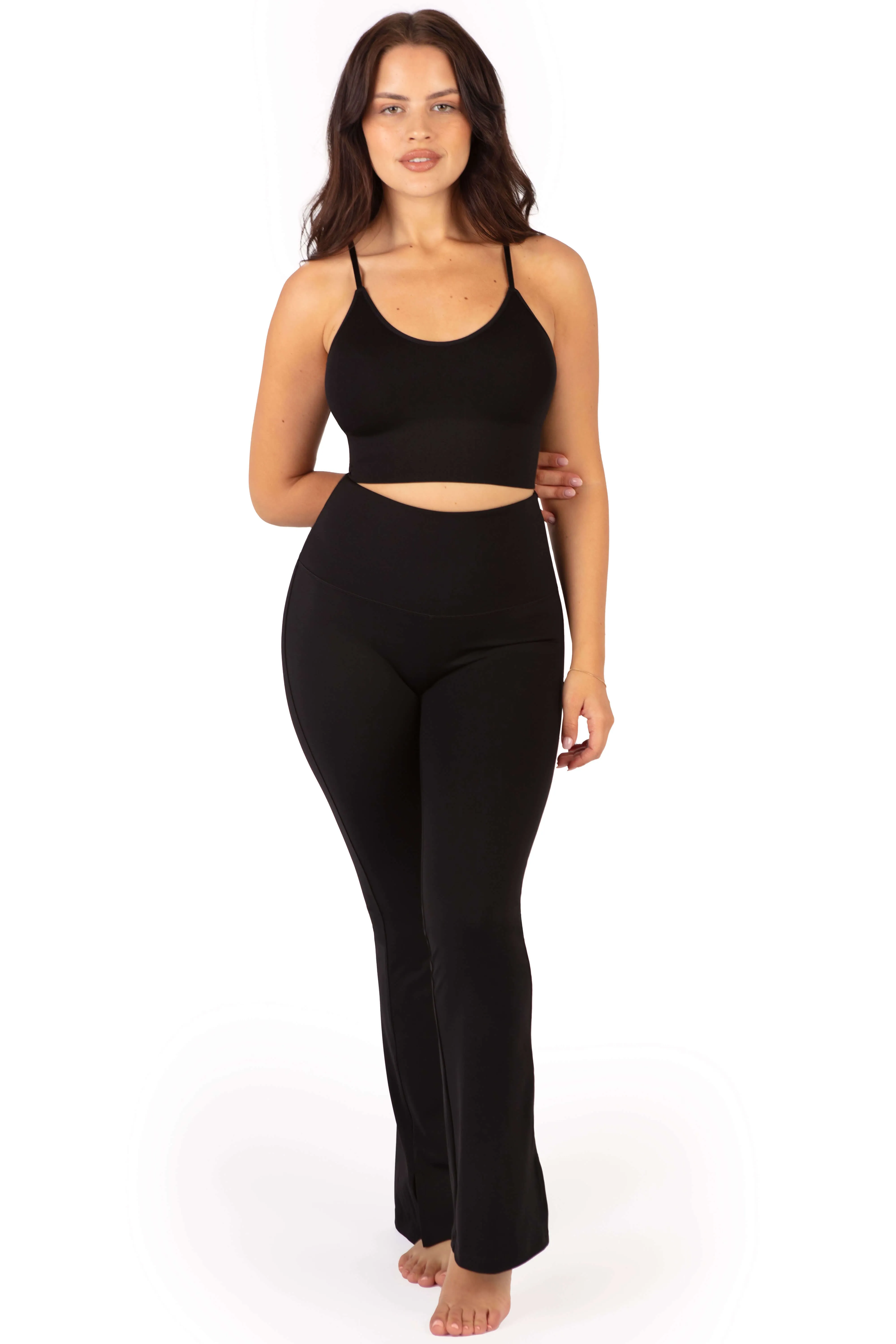 Flare Pants | High Waisted & Pet Hair Resistant