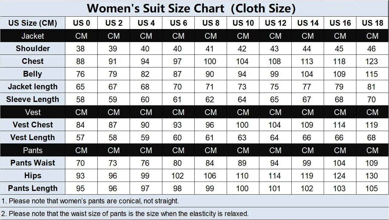 Flat Single Buttons 2 Pieces Women Suit Peak Lapel Blazer