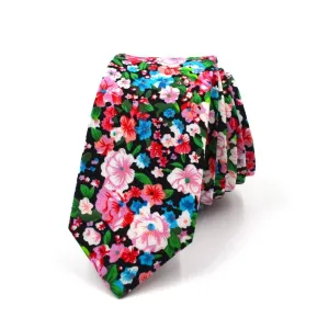 Floral Cotton Candy Tie