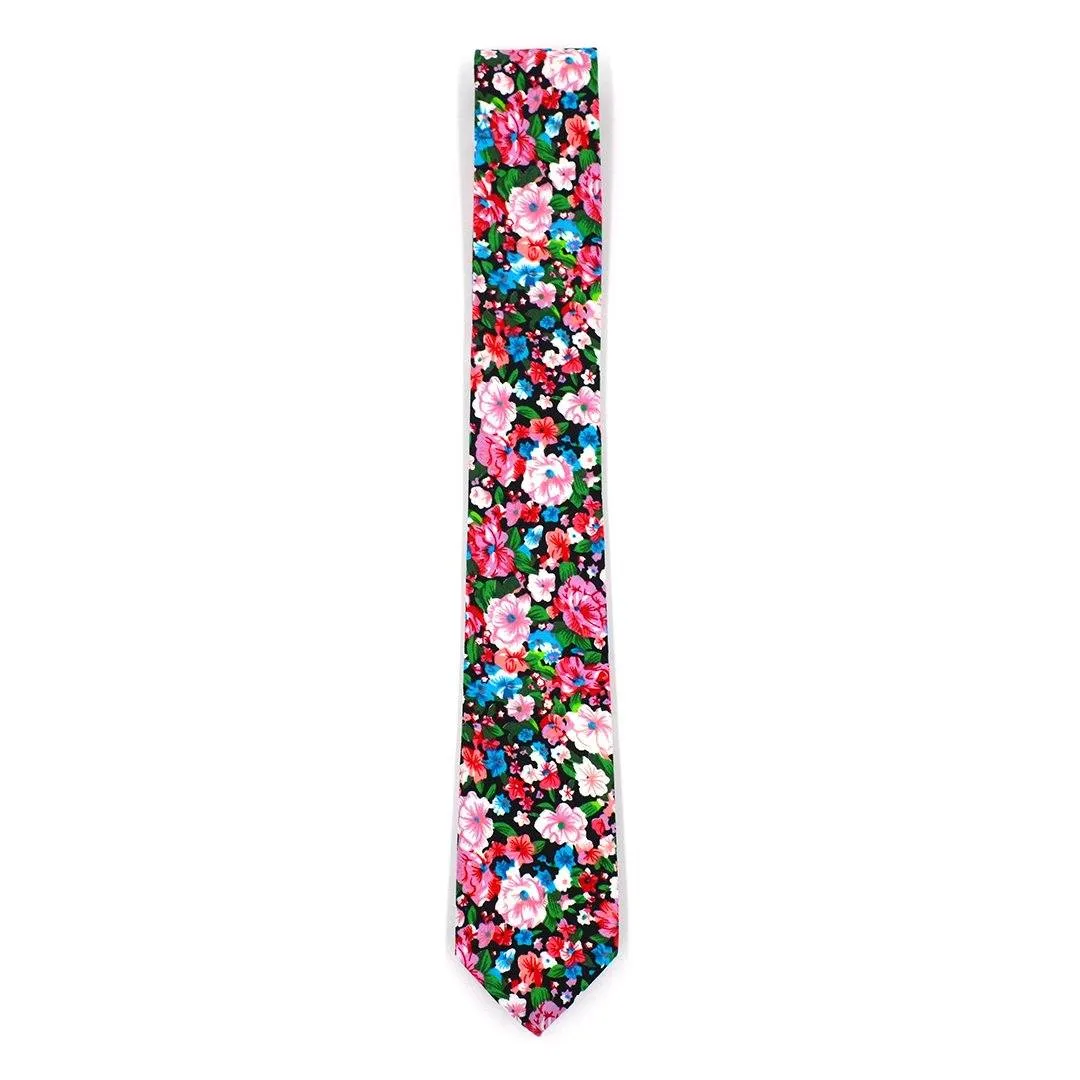 Floral Cotton Candy Tie