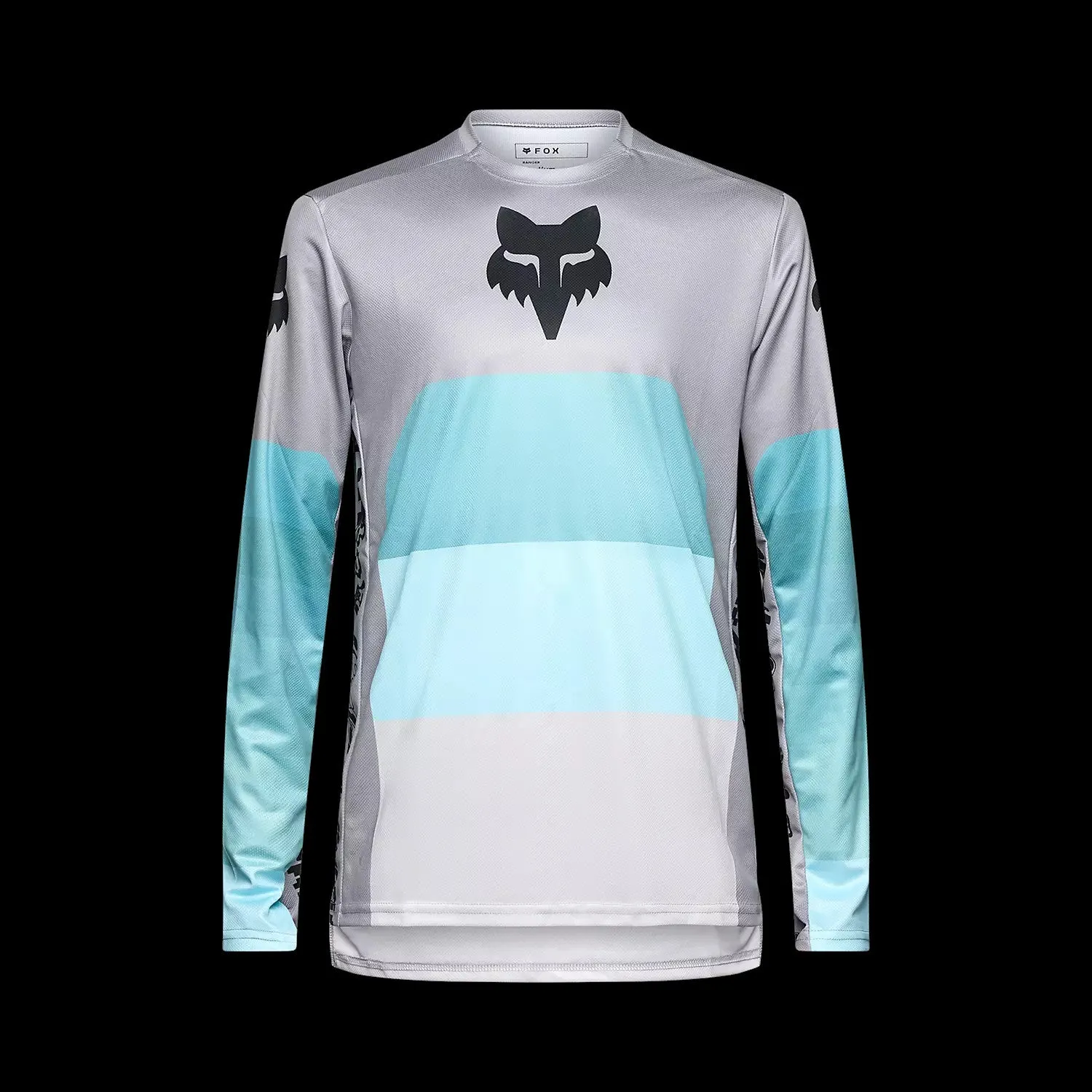 Fox Ranger Ls Jersey Grid Steel Grey