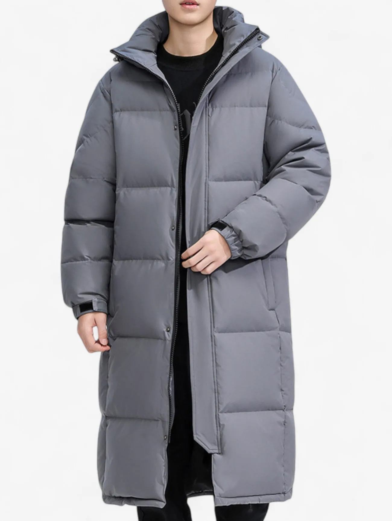 Foxes | Long Hooded Down Puffer Jacket Warm Winter Coat