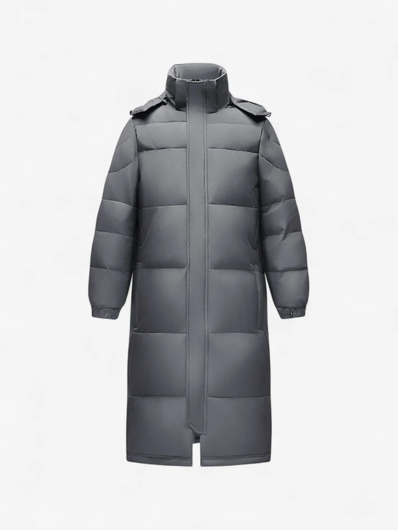 Foxes | Long Hooded Down Puffer Jacket Warm Winter Coat