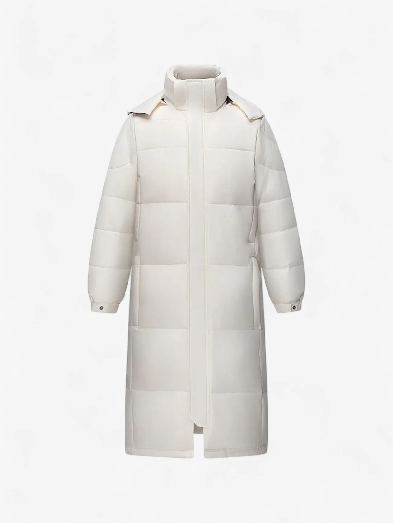 Foxes | Long Hooded Down Puffer Jacket Warm Winter Coat