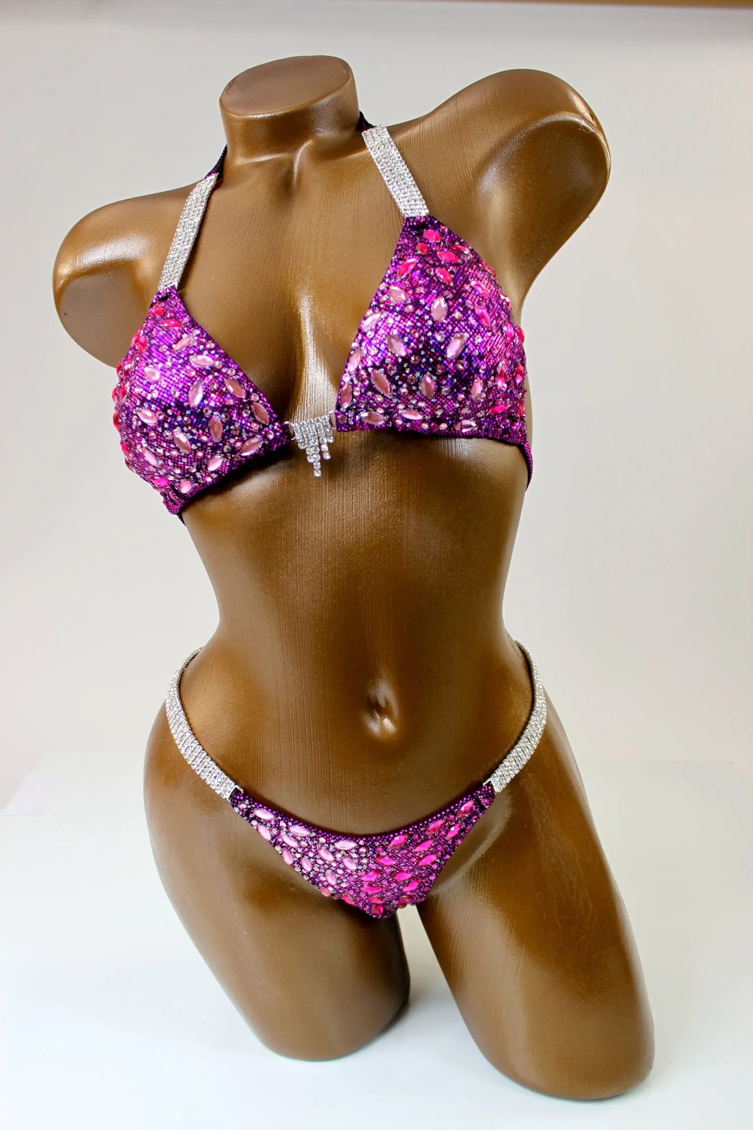 Fuchsia Rose Shades Bikini Suit