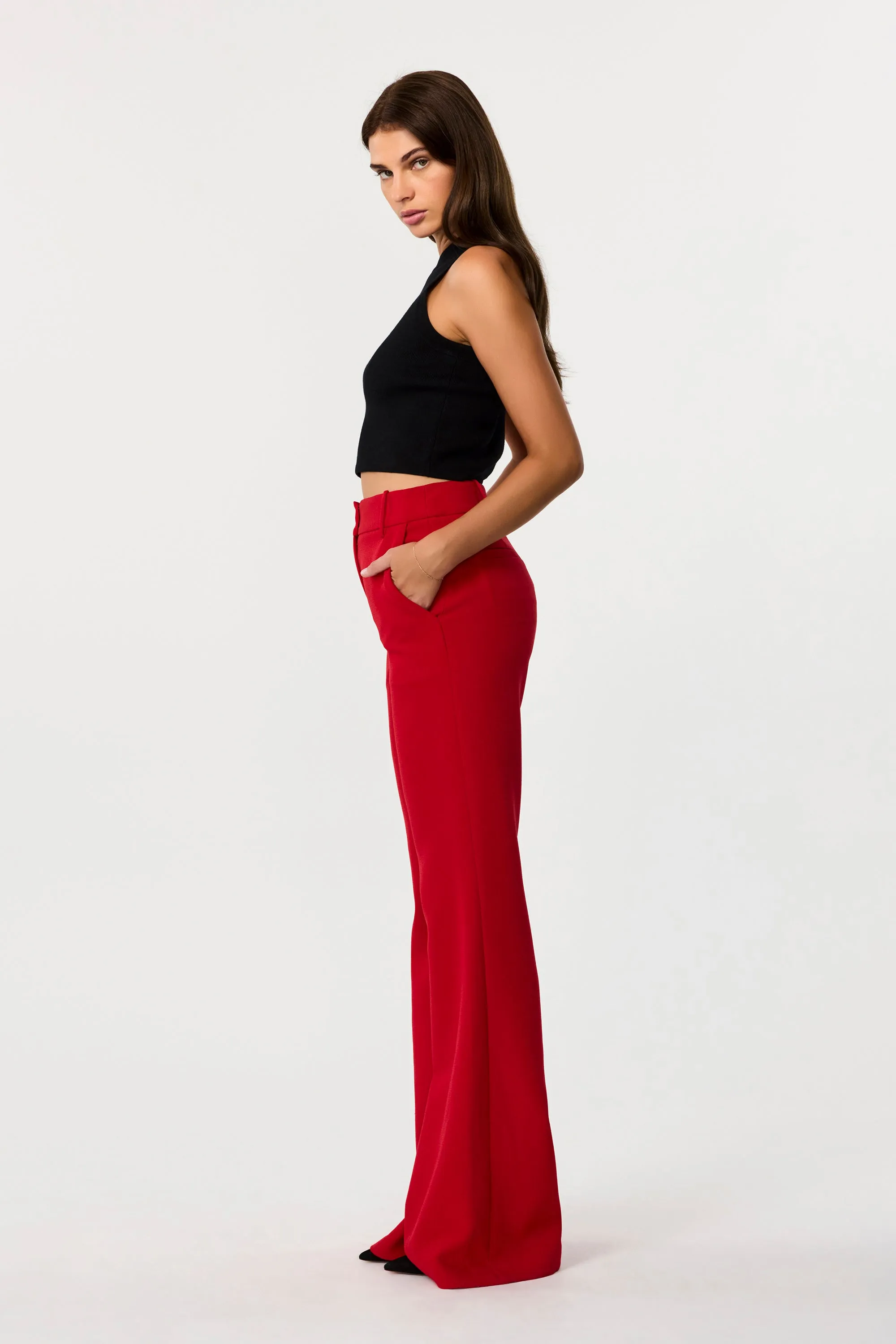 Gaia High-Waisted Dress Pants