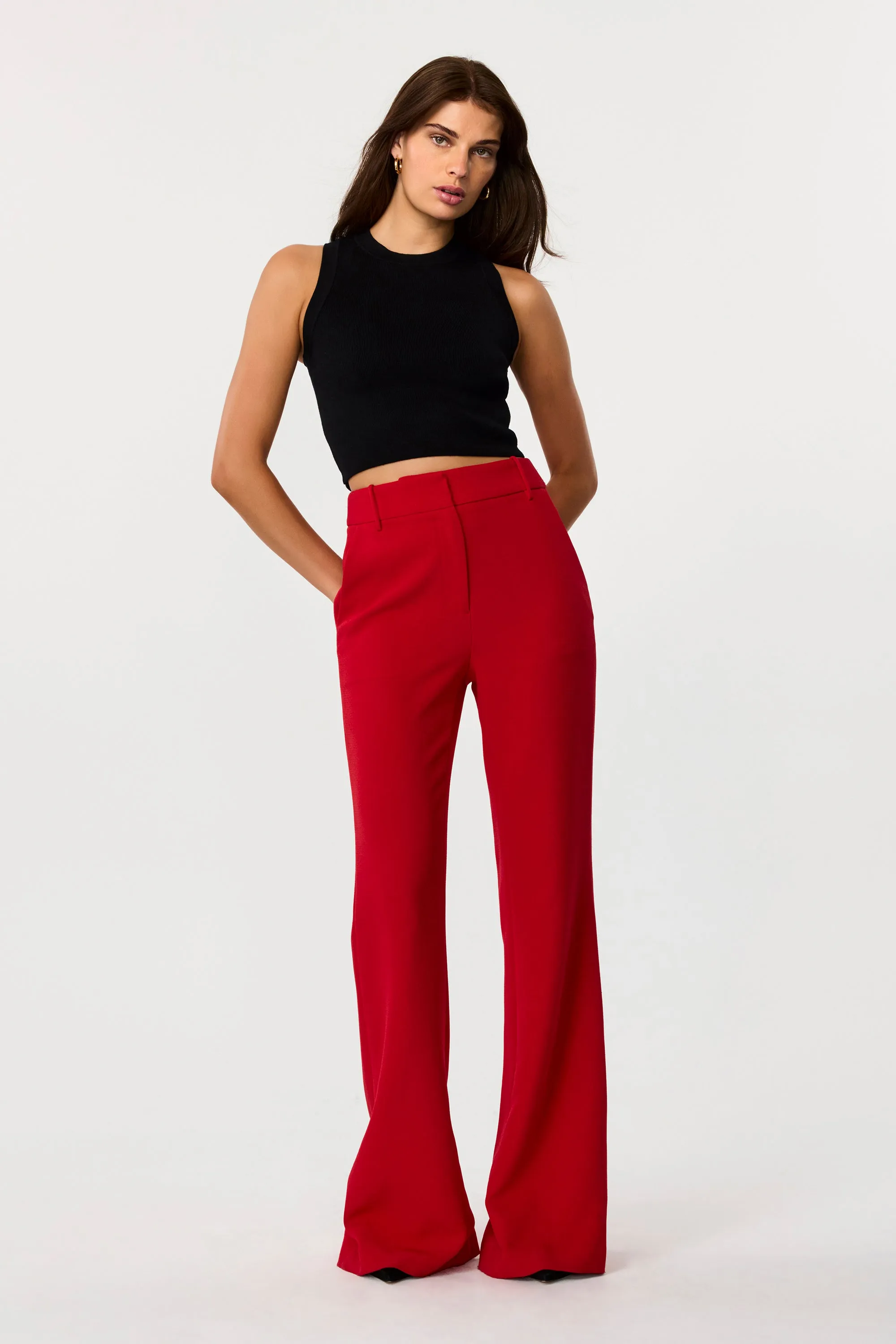 Gaia High-Waisted Dress Pants