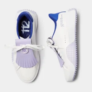G/Fore G.112 PU Leather Kiltie Womens Golf Shoe - Snow / Aura