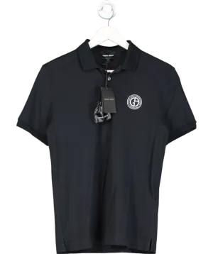 Giorgio Armani Blue Tennis Classic Polo Shirt UK XS