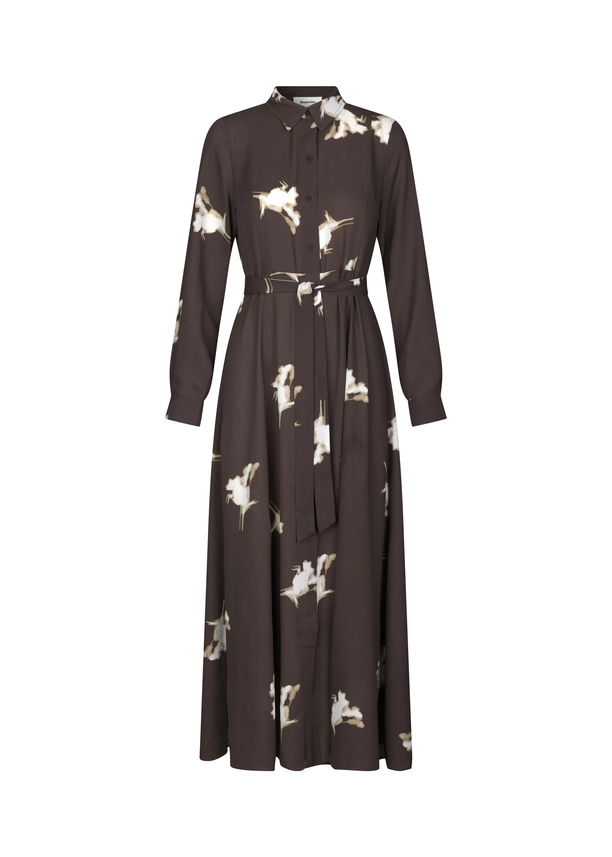 GomoMD print dress - Chocolate Fleur