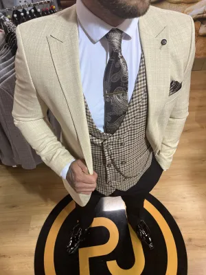 Gosling - Sand 3 Piece Suit