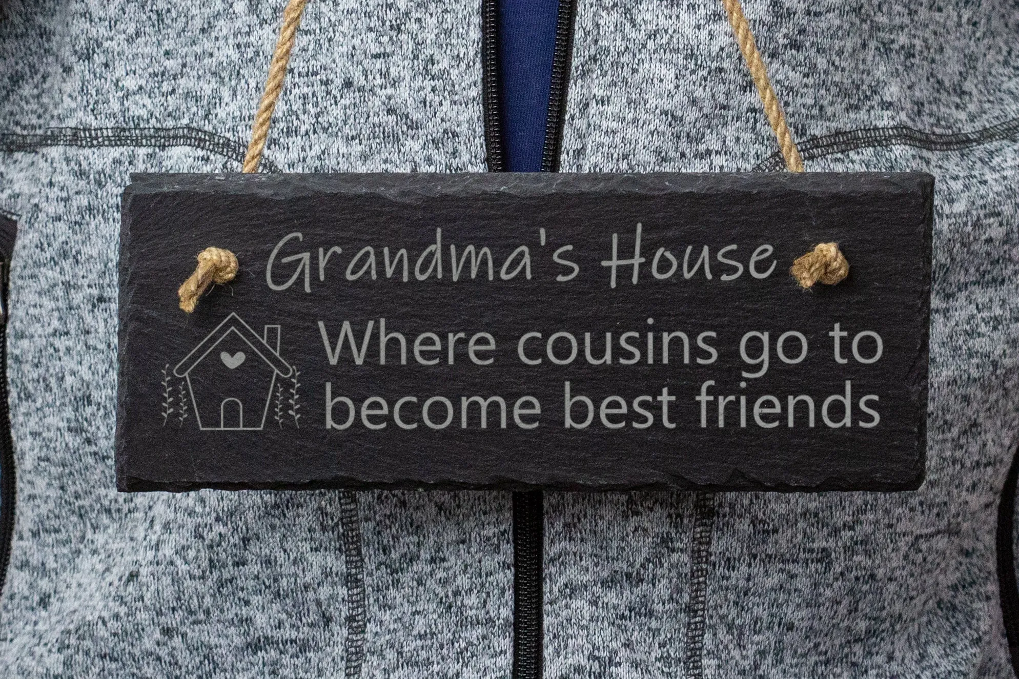 Grandparent(s) Sign - Slate Stone