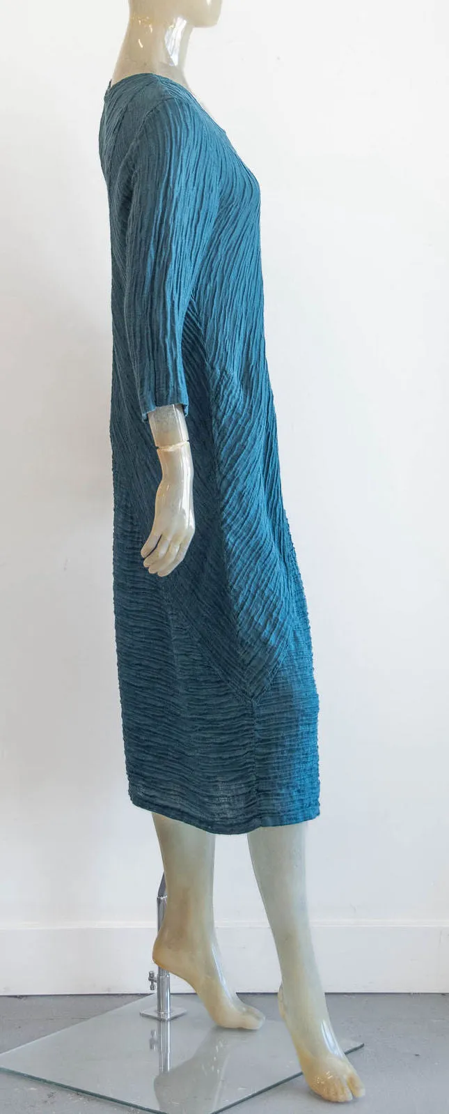 Grizas Linen Silk Crinkle Dress