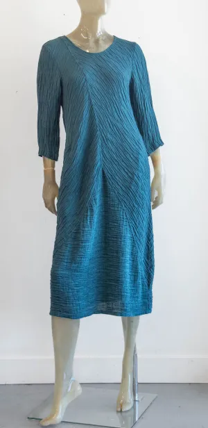 Grizas Linen Silk Crinkle Dress