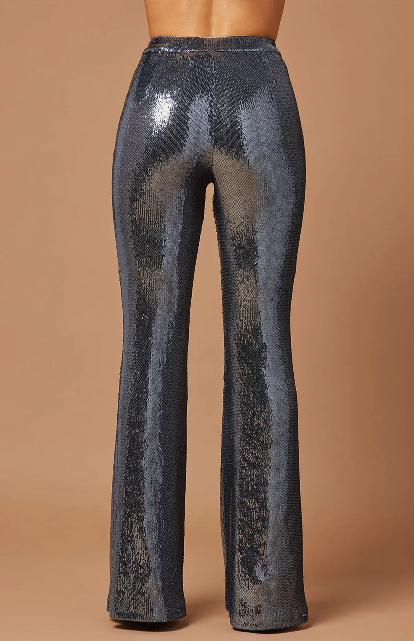 Gunmetal Glamour Power Suit | Grey sequence Blazer Set