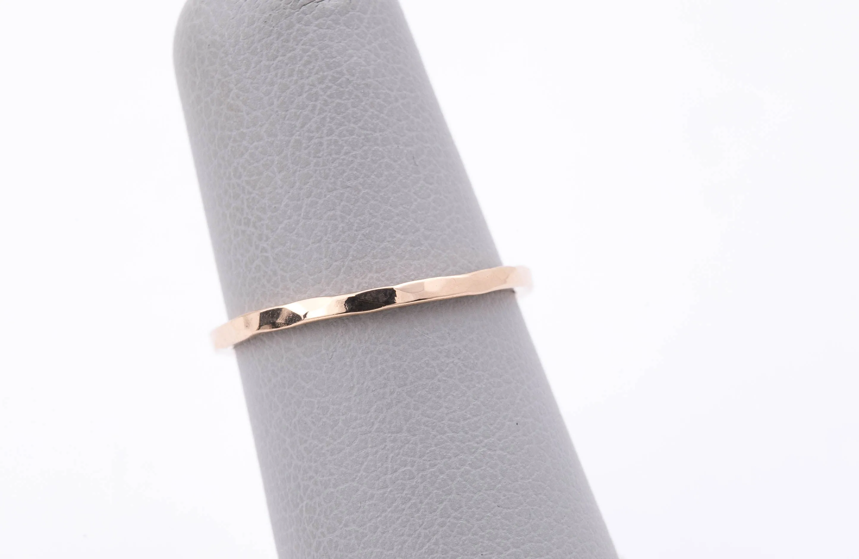 Hammered Gold Band - Recycled Gold