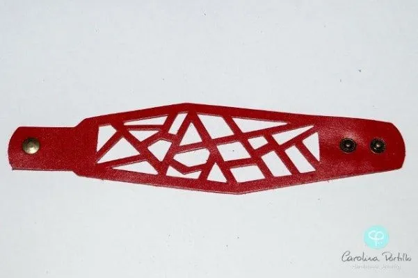 Hand-Cut Leather Bracelets