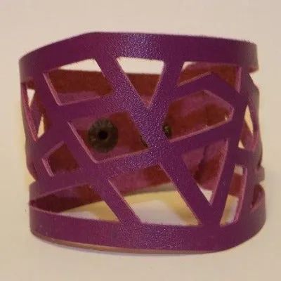 Hand-Cut Leather Bracelets