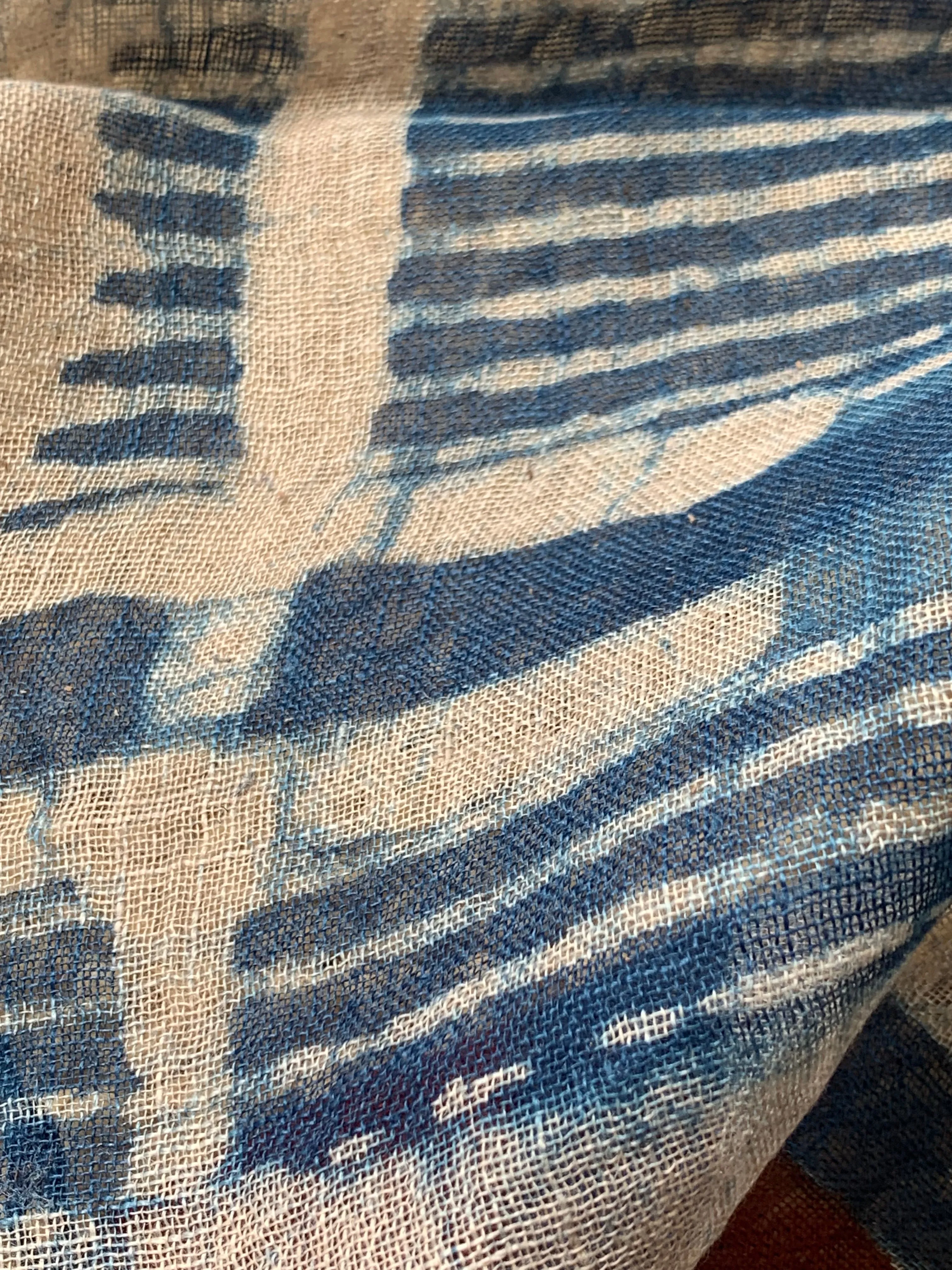 Handcrafted Linen Dupatta