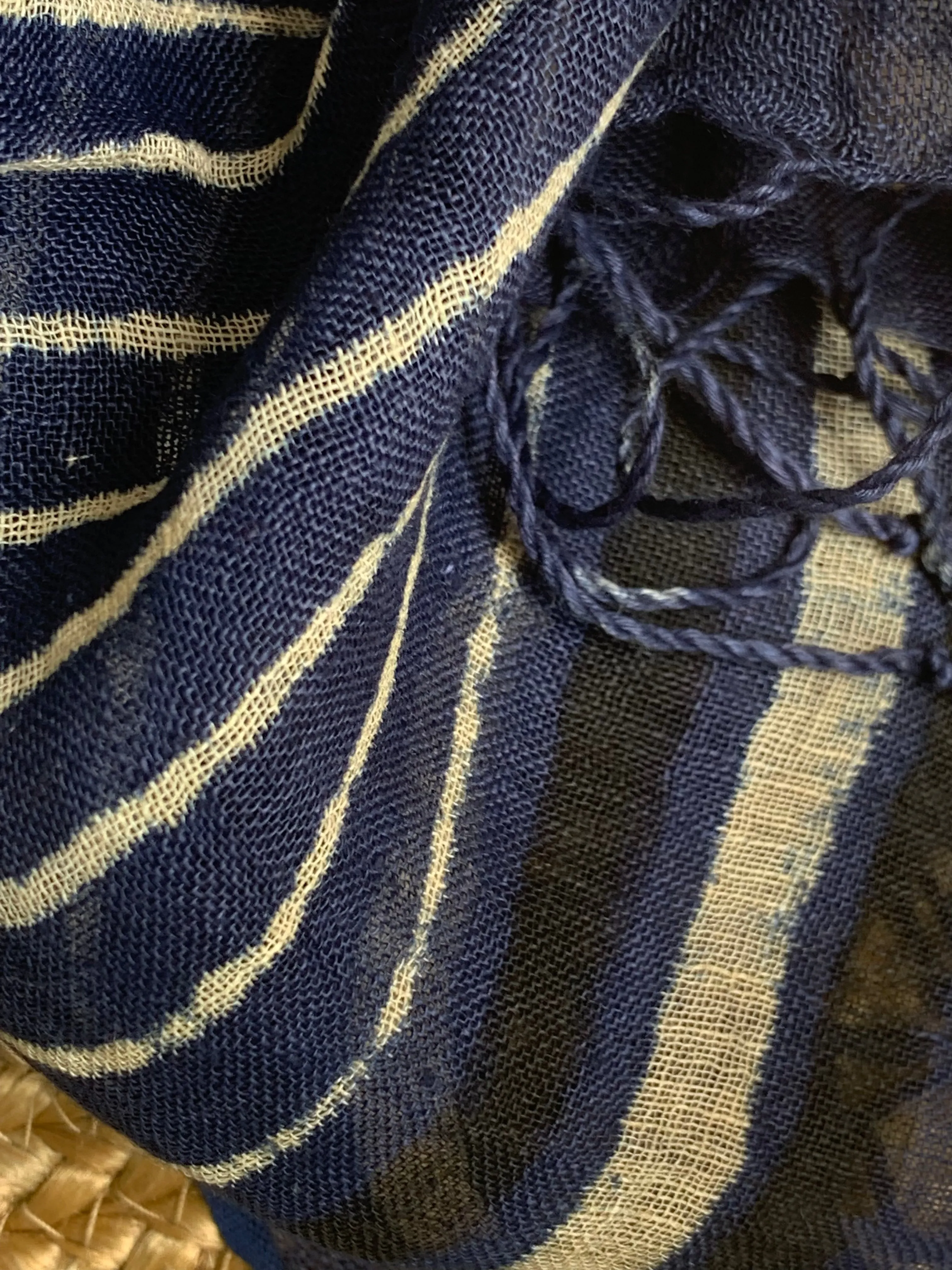 Handcrafted Linen Kurta Dupatta Set