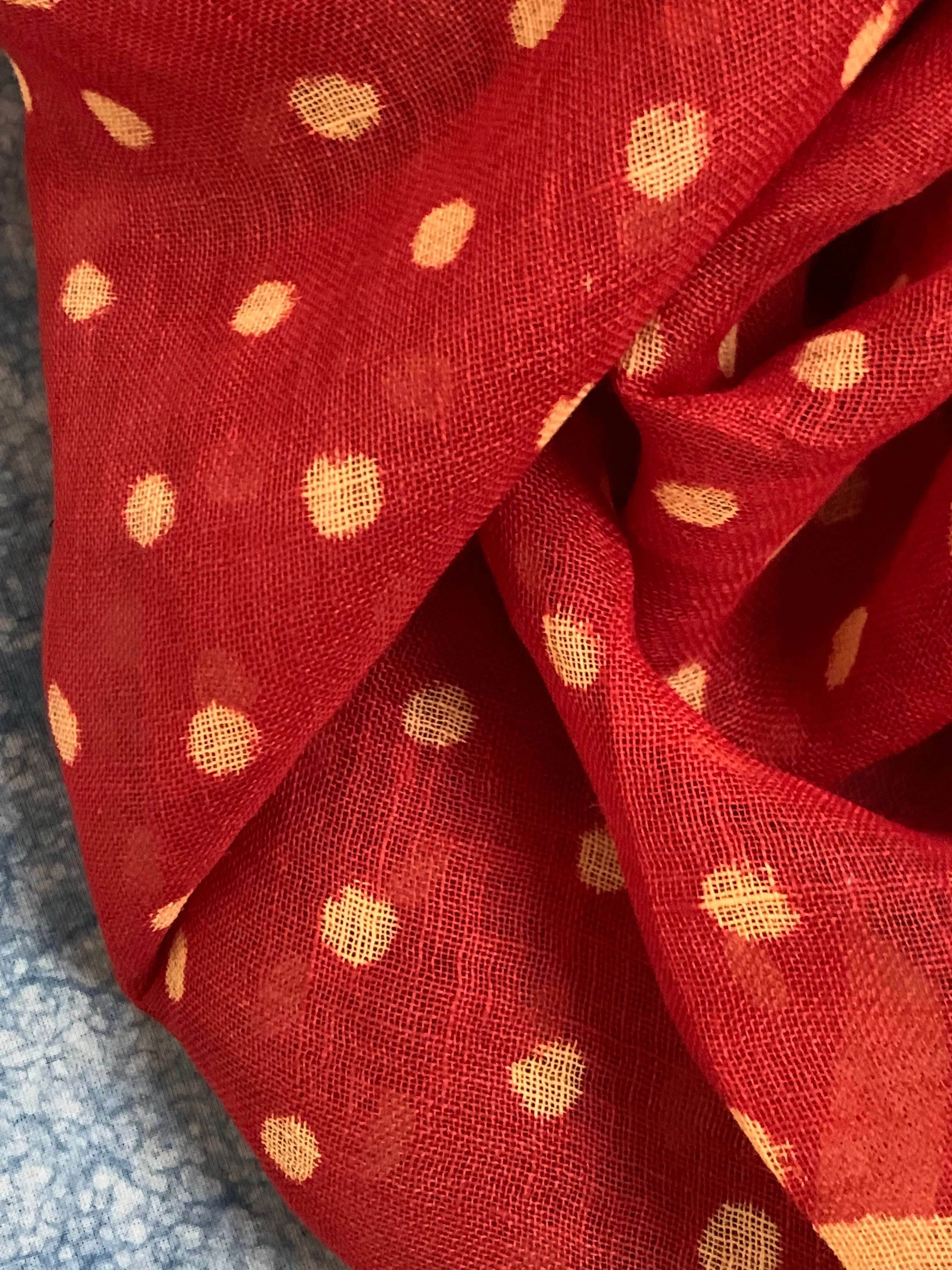 Handcrafted Linen Kurta Dupatta Set