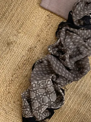 Handcrafted Linen Kurta Dupatta Set
