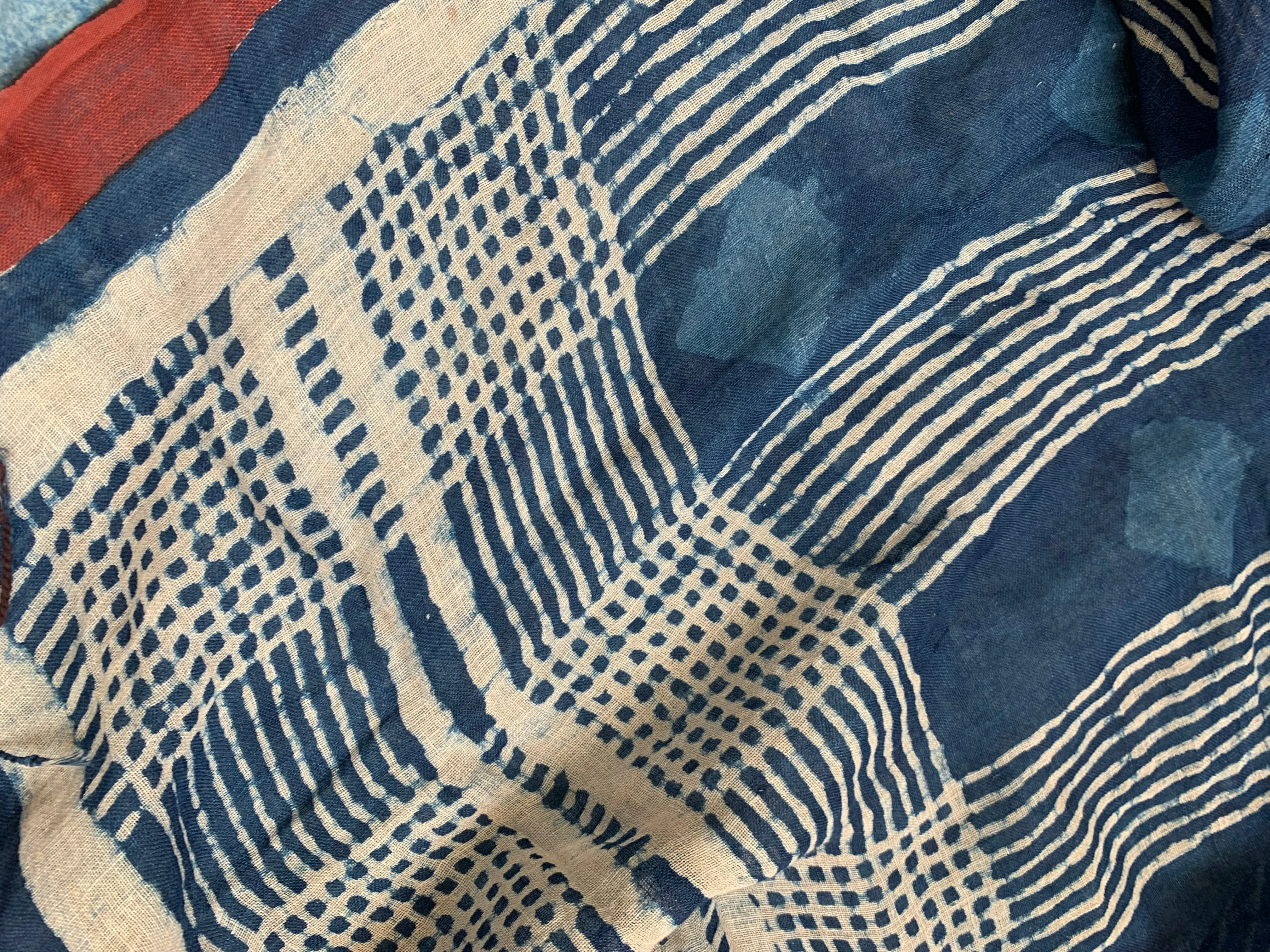 Handcrafted Linen Kurta Dupatta Set
