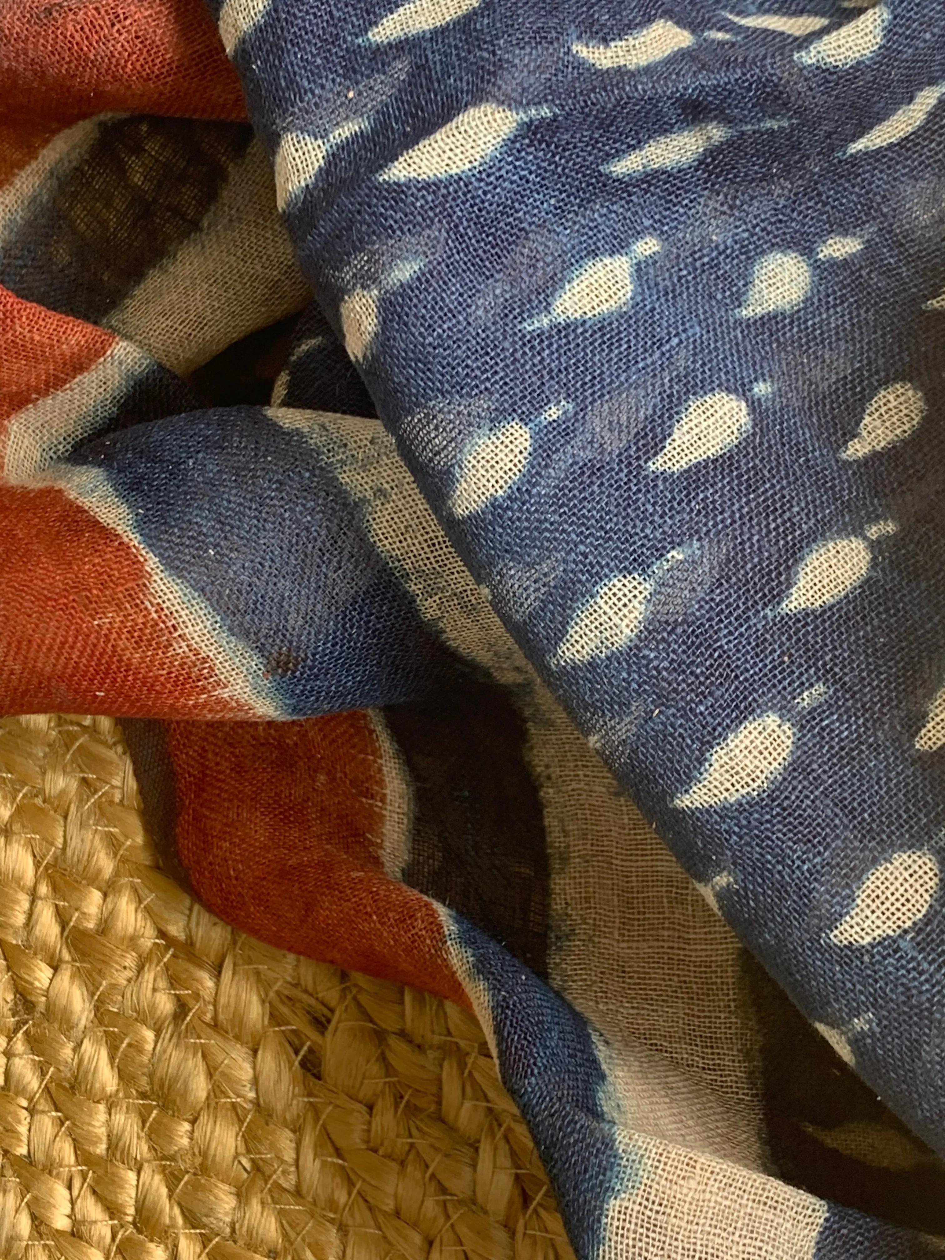 Handcrafted Linen Kurta Dupatta Set