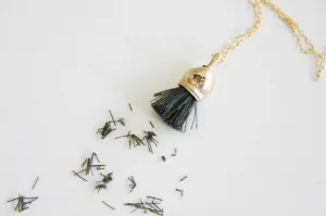 Handmade unique organic necklace & Tassel - Inspired by nature