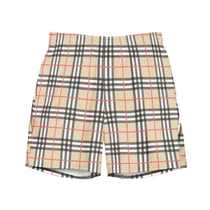Harbor Plaid Recycled Swim Trunks