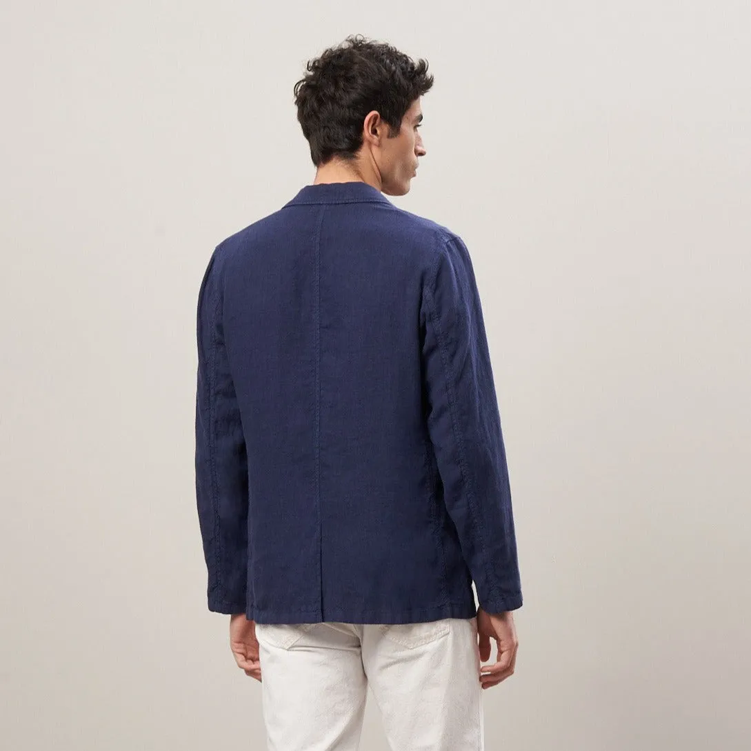 Hartford Jobby Woven Jacket Deep Blue