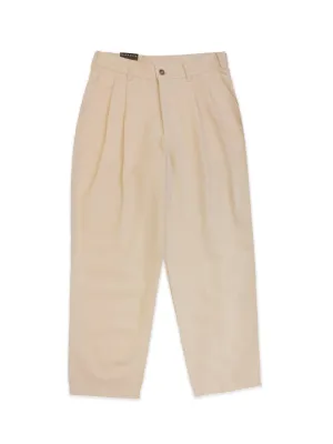 Haven Surf - Base Pleated Twill Pants - Natural