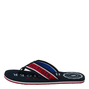 Hilfiger Maritime Beach Sandal Desert Sky Dw5