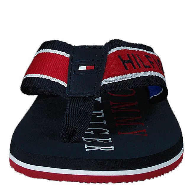 Hilfiger Maritime Beach Sandal Desert Sky Dw5
