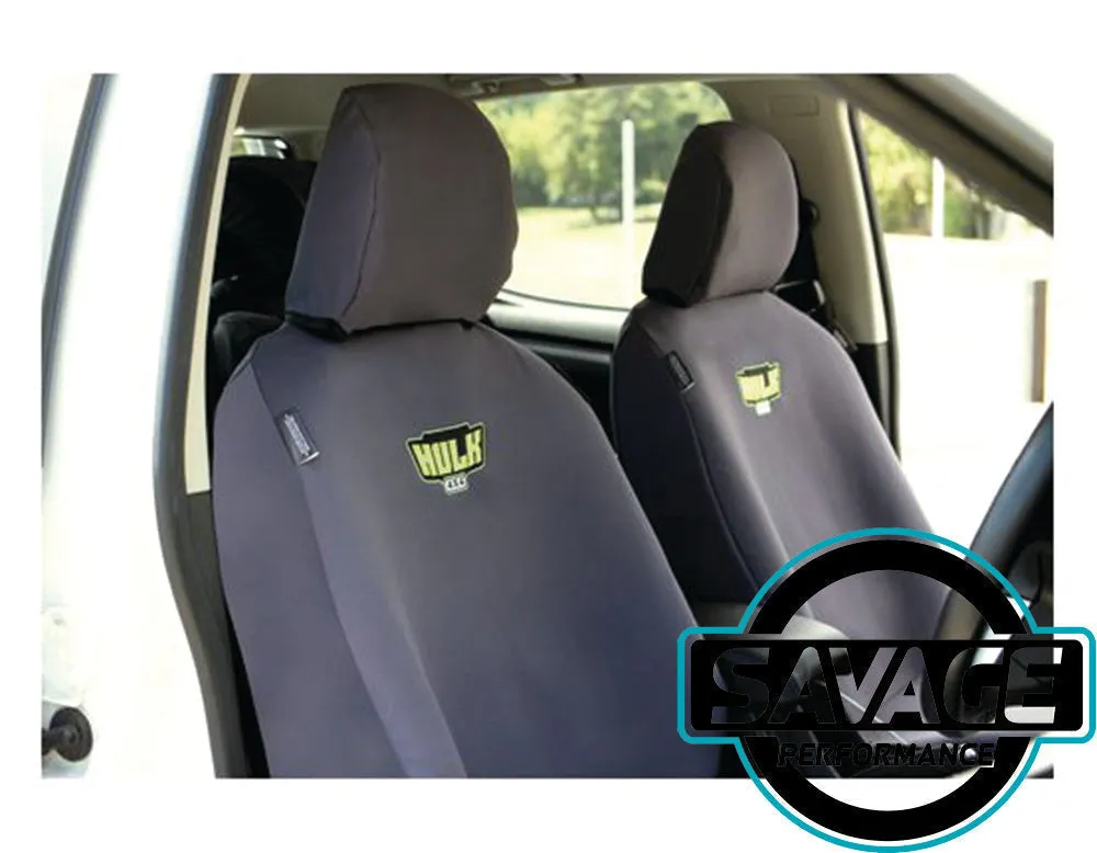 HULK 4x4 - Front Seat Covers Suitable for Toyota Landcruiser