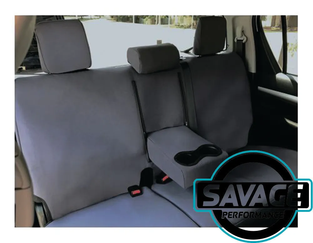 HULK 4x4 - Rear Seat Covers for Holden Colorado Dual Cab, Isuzu D-Max Dual Cab