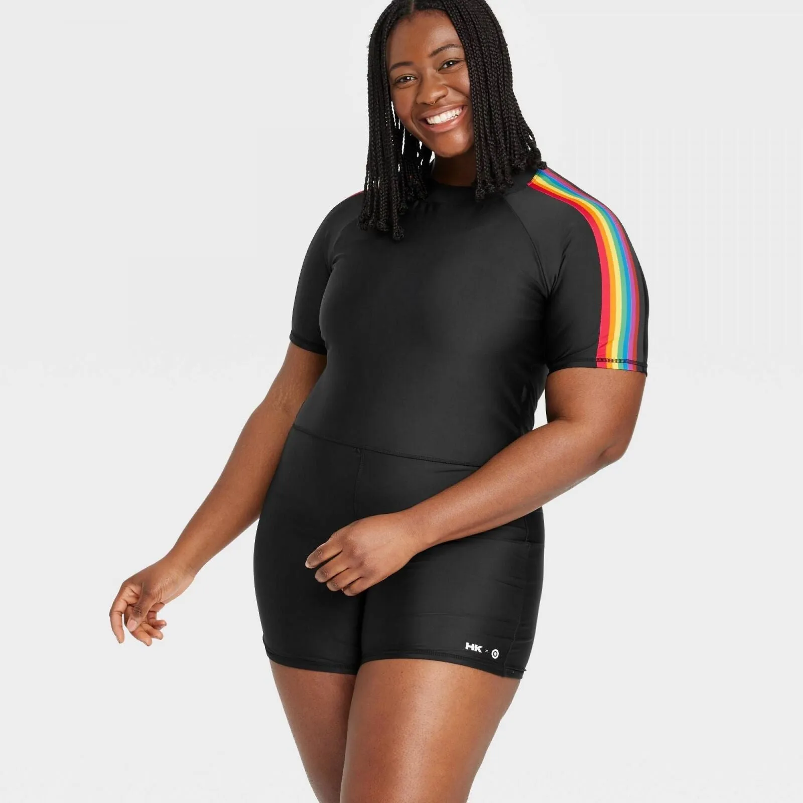 Humankind Pride Adult Plus Size One Piece Swim Unisuit
