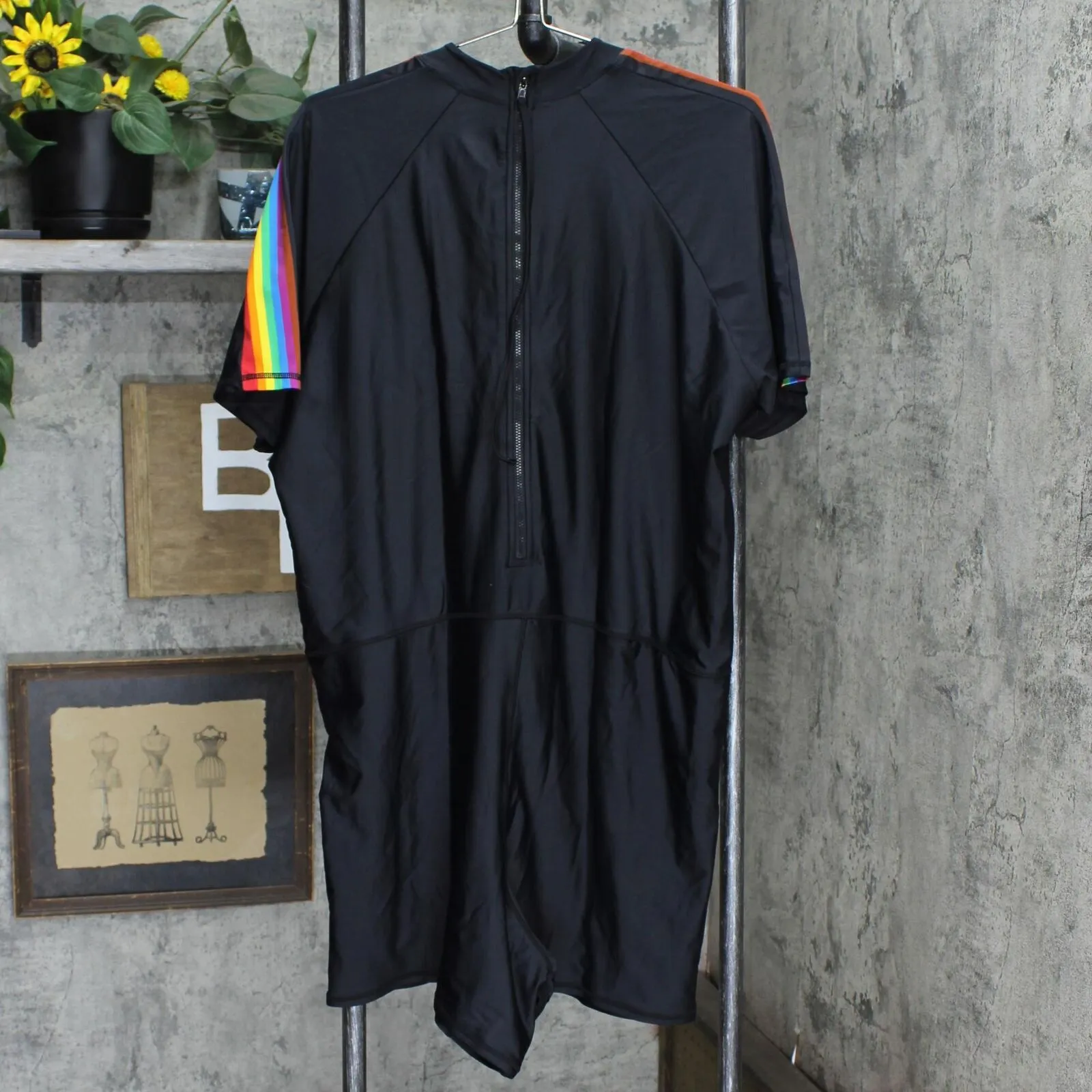 Humankind Pride Adult Plus Size One Piece Swim Unisuit