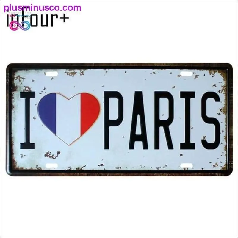 I Love FINLAND Plate Metal Plate Car Number Tin Sign Bar Pub