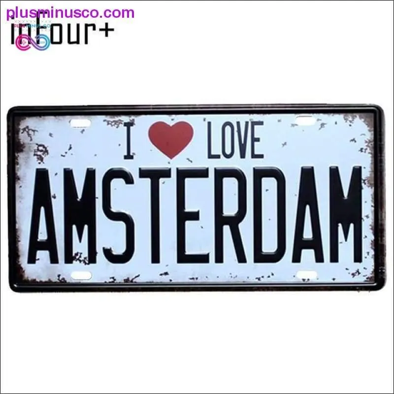 I Love FINLAND Plate Metal Plate Car Number Tin Sign Bar Pub