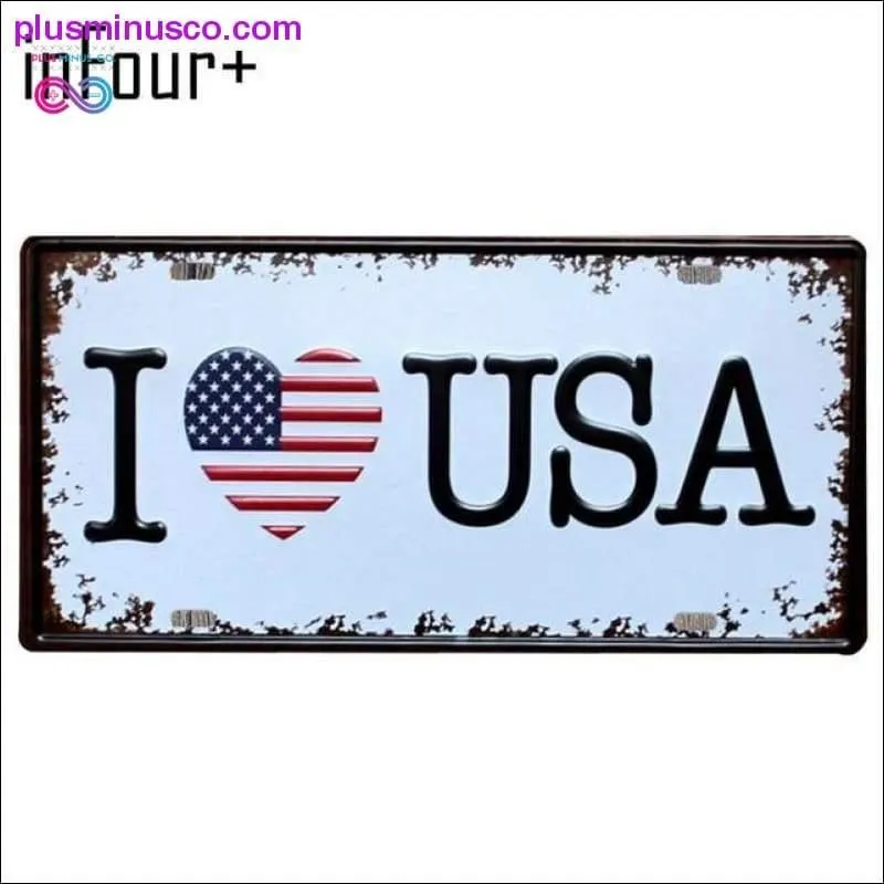 I Love FINLAND Plate Metal Plate Car Number Tin Sign Bar Pub