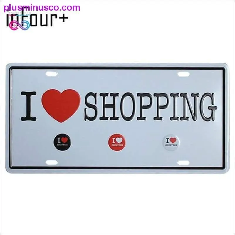 I Love FINLAND Plate Metal Plate Car Number Tin Sign Bar Pub