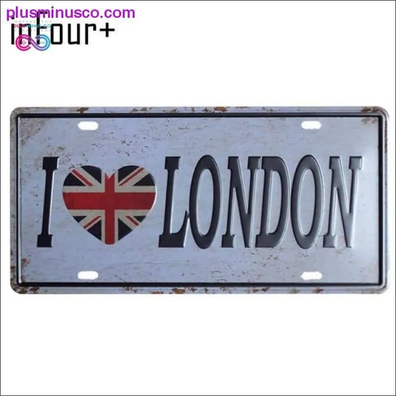 I Love FINLAND Plate Metal Plate Car Number Tin Sign Bar Pub