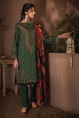 ILC-08 KHUDRAH -3PC | Iznik Zarafshan Linen Collection 2021 | Unstitched Embroidered Linen Organza Suits