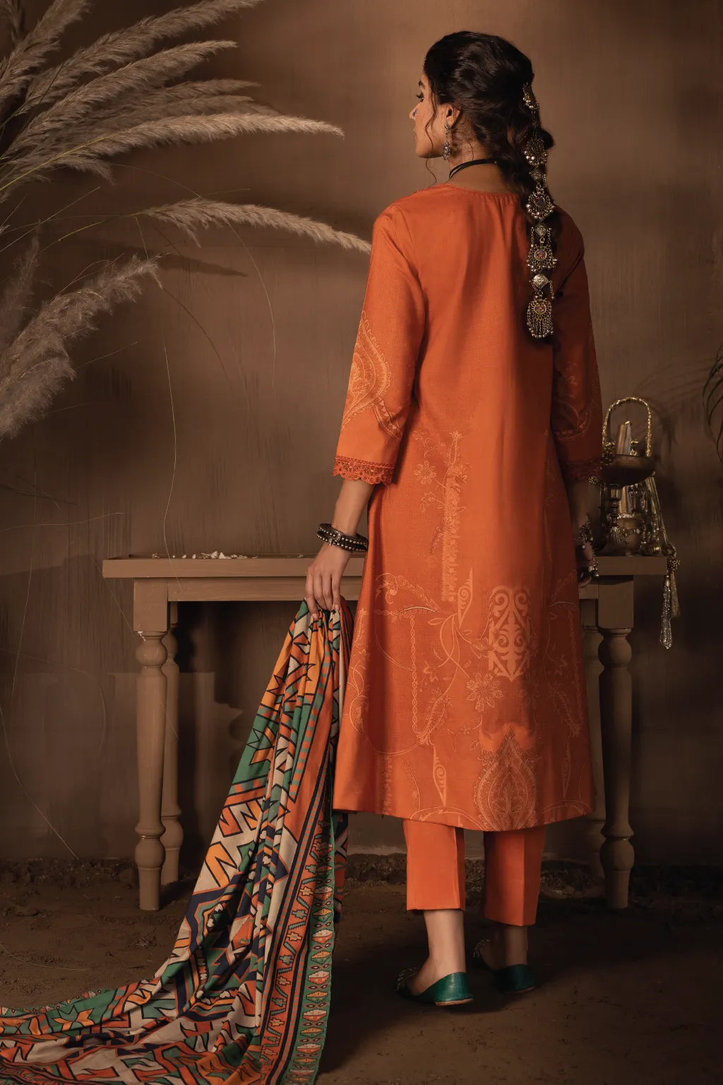 ILC-10 INARA -3PC | Iznik Zarafshan Linen Collection 2021 | Unstitched Embroidered Linen Organza Suits